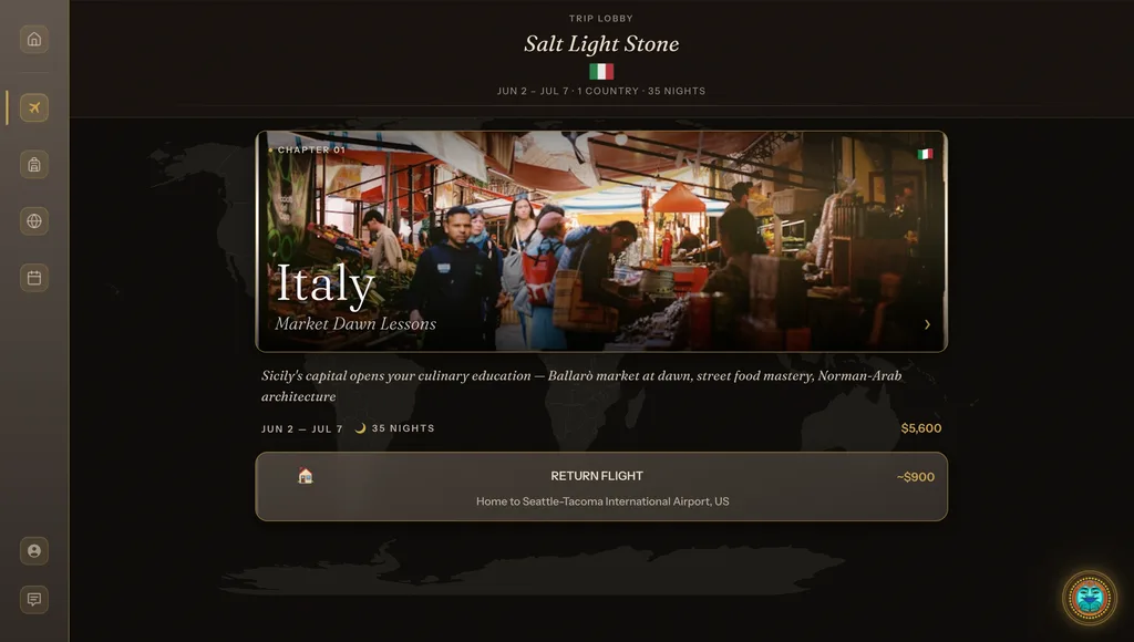 Sicily/Italy Trip Lobby — Reef to Ridge