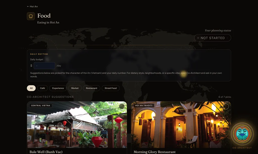 Hoi An food workspace